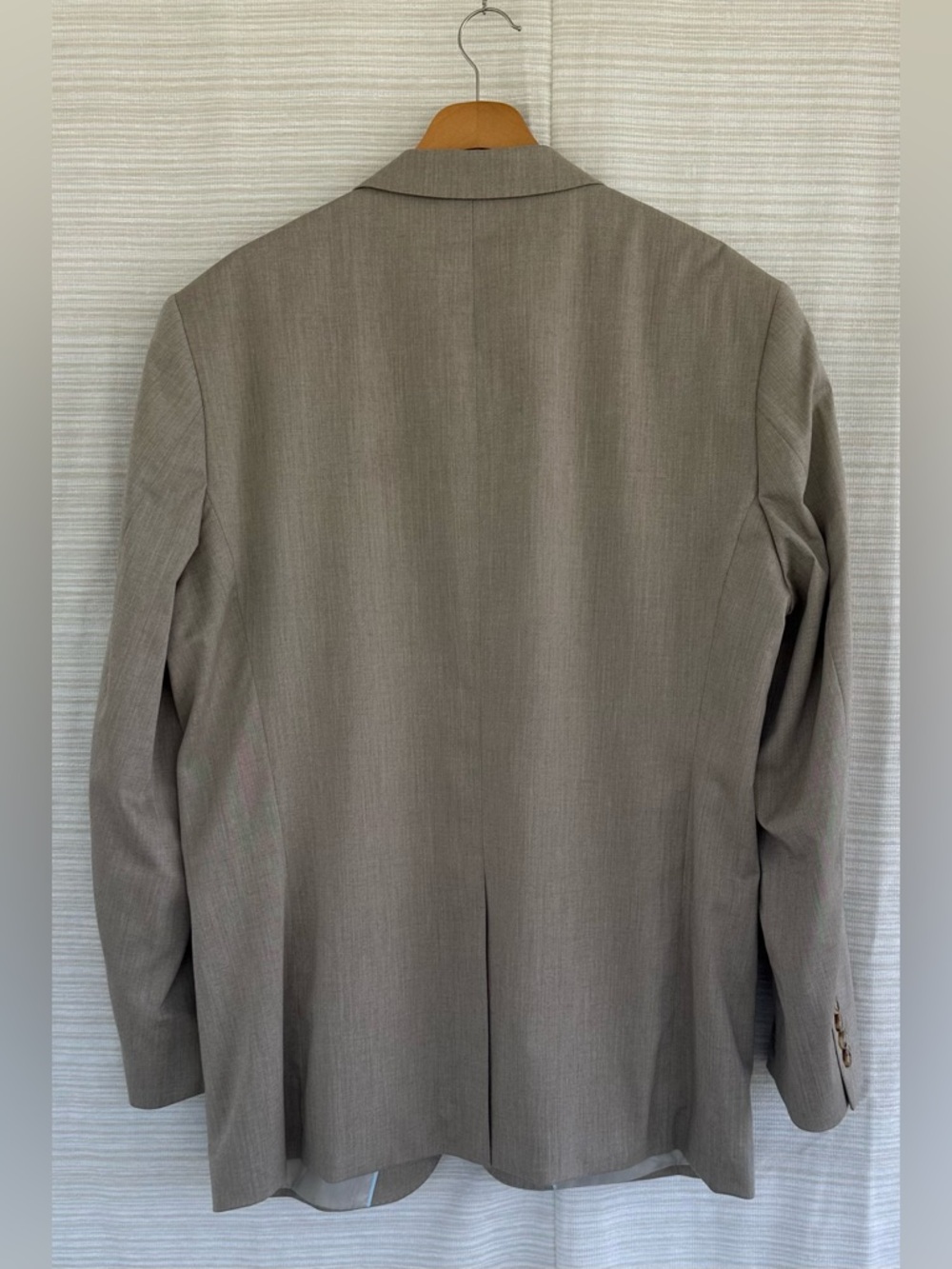 Classic Perry Ellis Two-Button Suit Jacket/ Blazer Light Tan or Khaki color - Picture 3 of 17